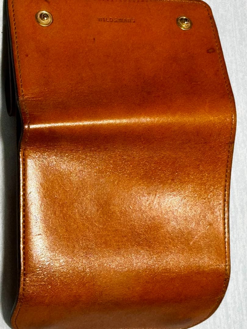 い*け様 WILD&SWANS ブラウン 三つ折り財布