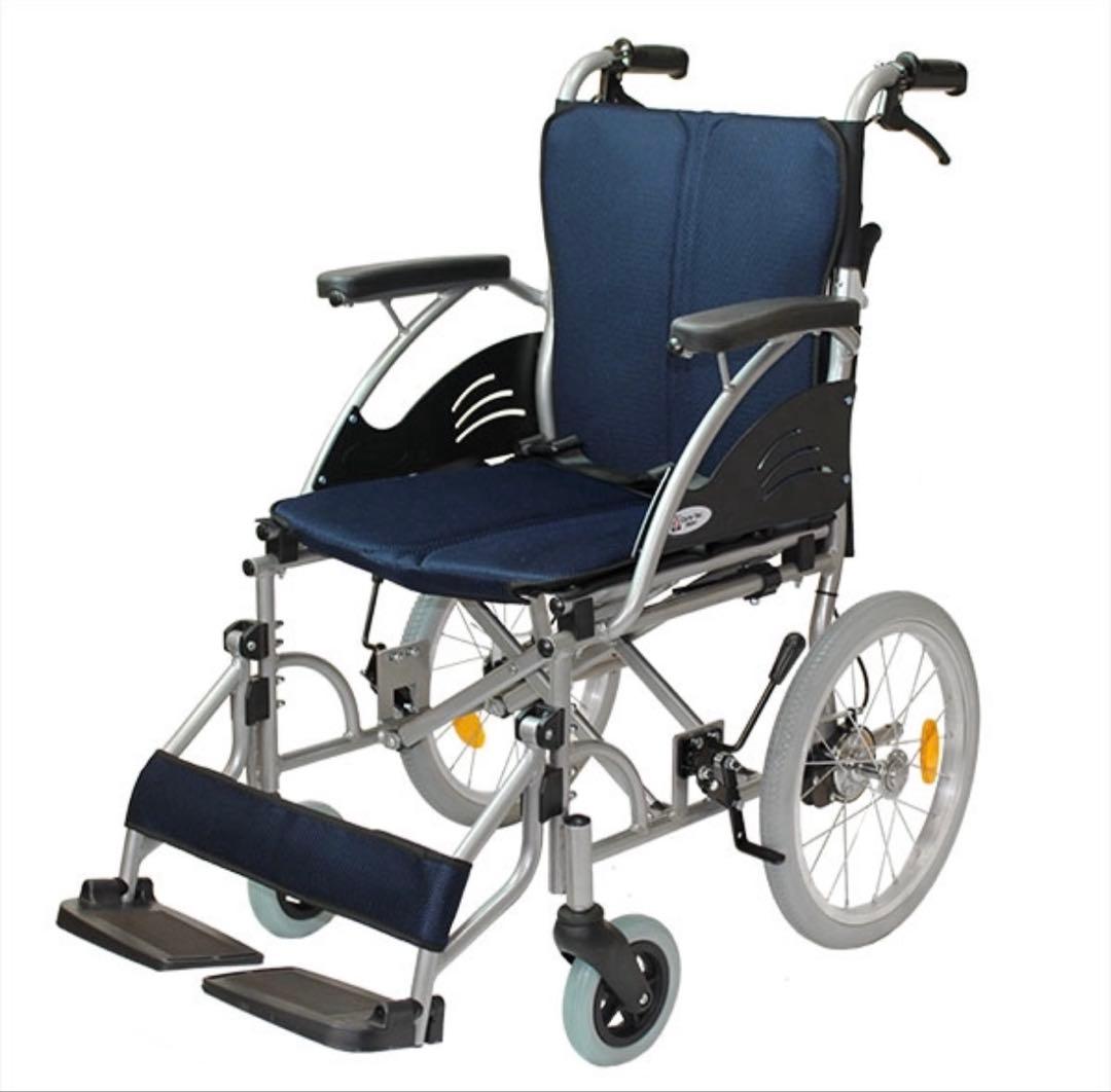 超美品　日本製　洗える介助式車椅子