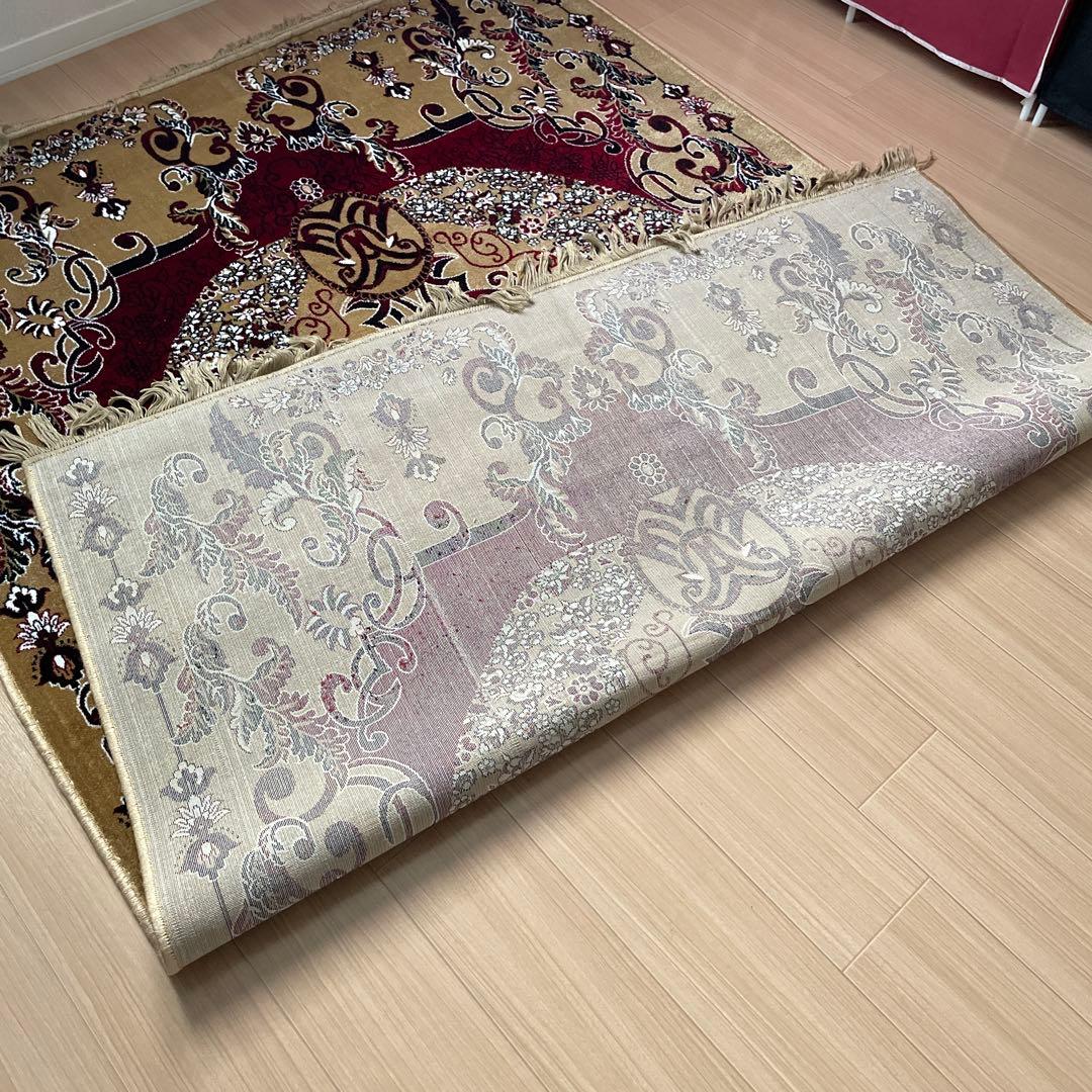 ペルシャ風オリエンタルデザインラグ220×150cm