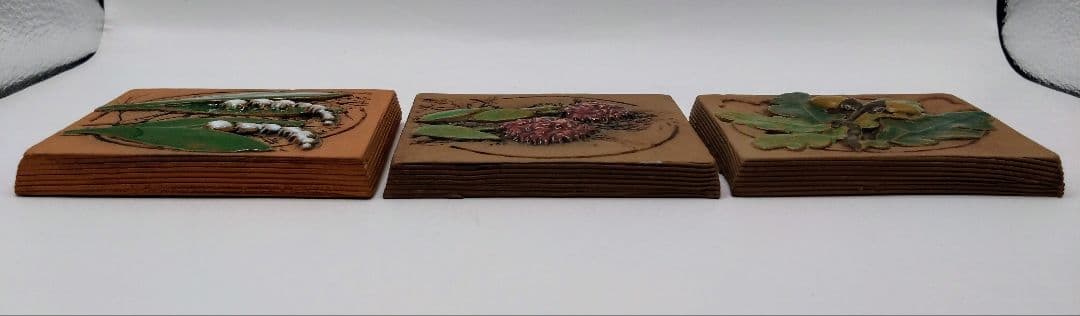 ジイガントフタ ミニ陶板 三点セット　スウェーデン地方シリーズ