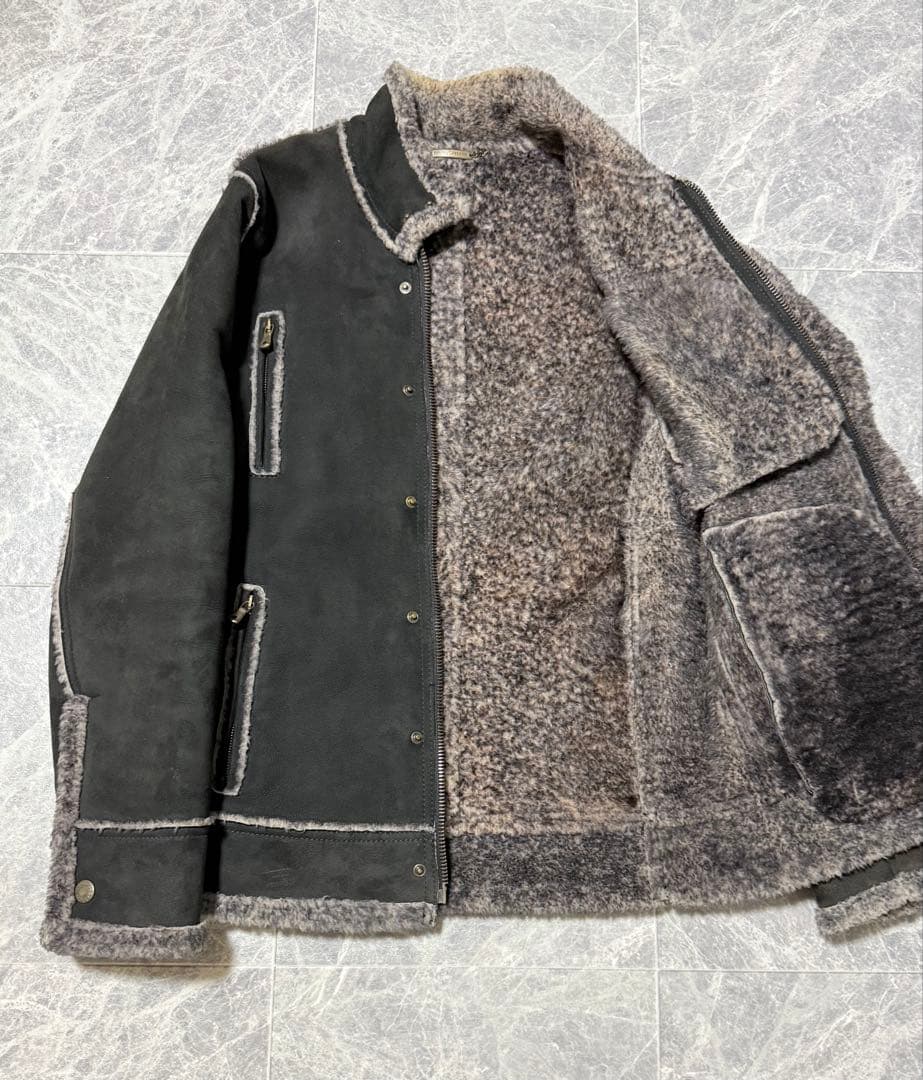 DOLCE&GABBANA ドルチェ ドルガバ ムートンレザー ジャケット 48