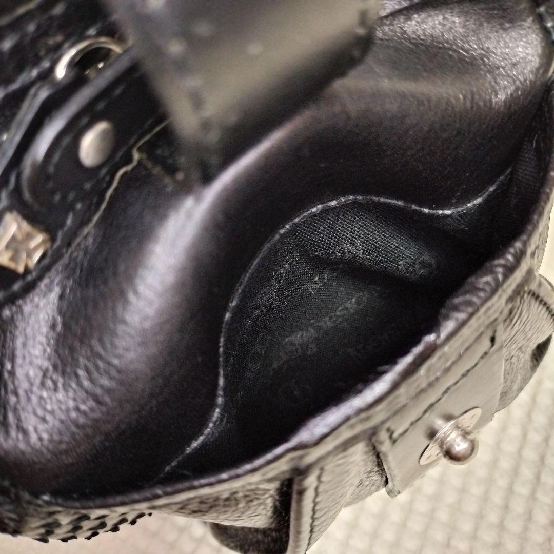 DEAL DESIGN ディールデザイン ウエストバッグ レザー パイソン