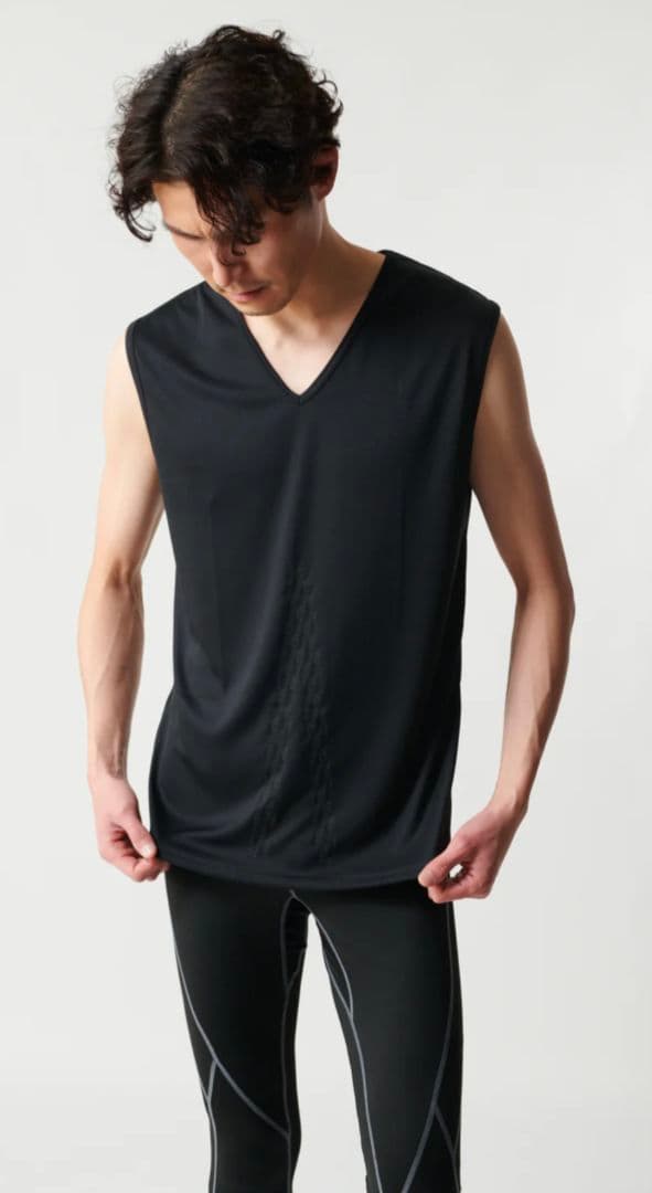 新品 メンズ Mサイズ リライブシャツ ノースリーブ インナー 2枚