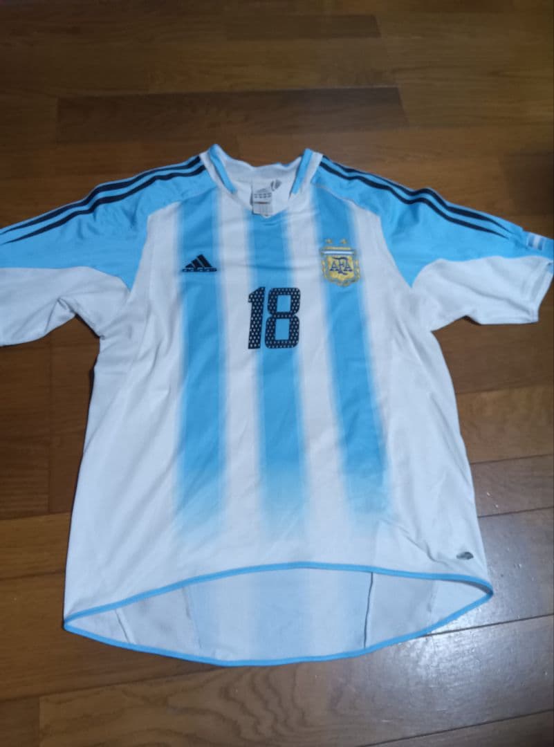 2005年　アルゼンチン代表　ホーム　メッシ　18番　正規品　当時物　美品
