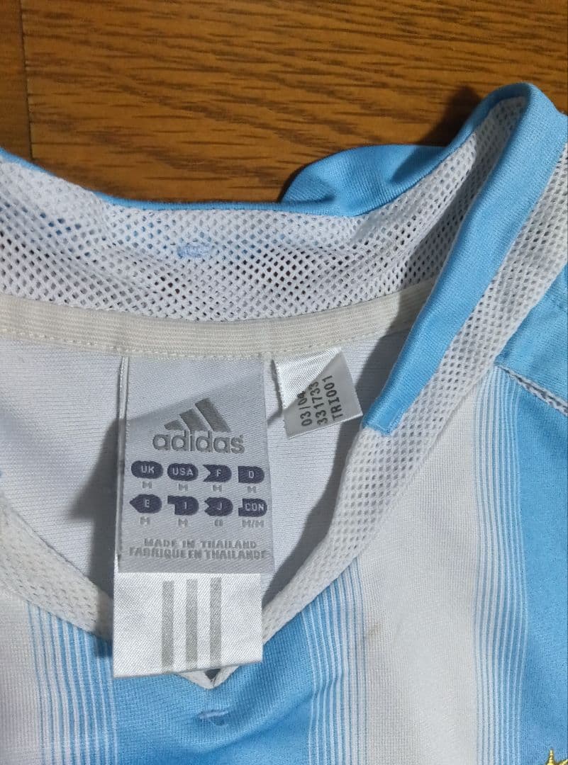 2005年　アルゼンチン代表　ホーム　メッシ　18番　正規品　当時物　美品
