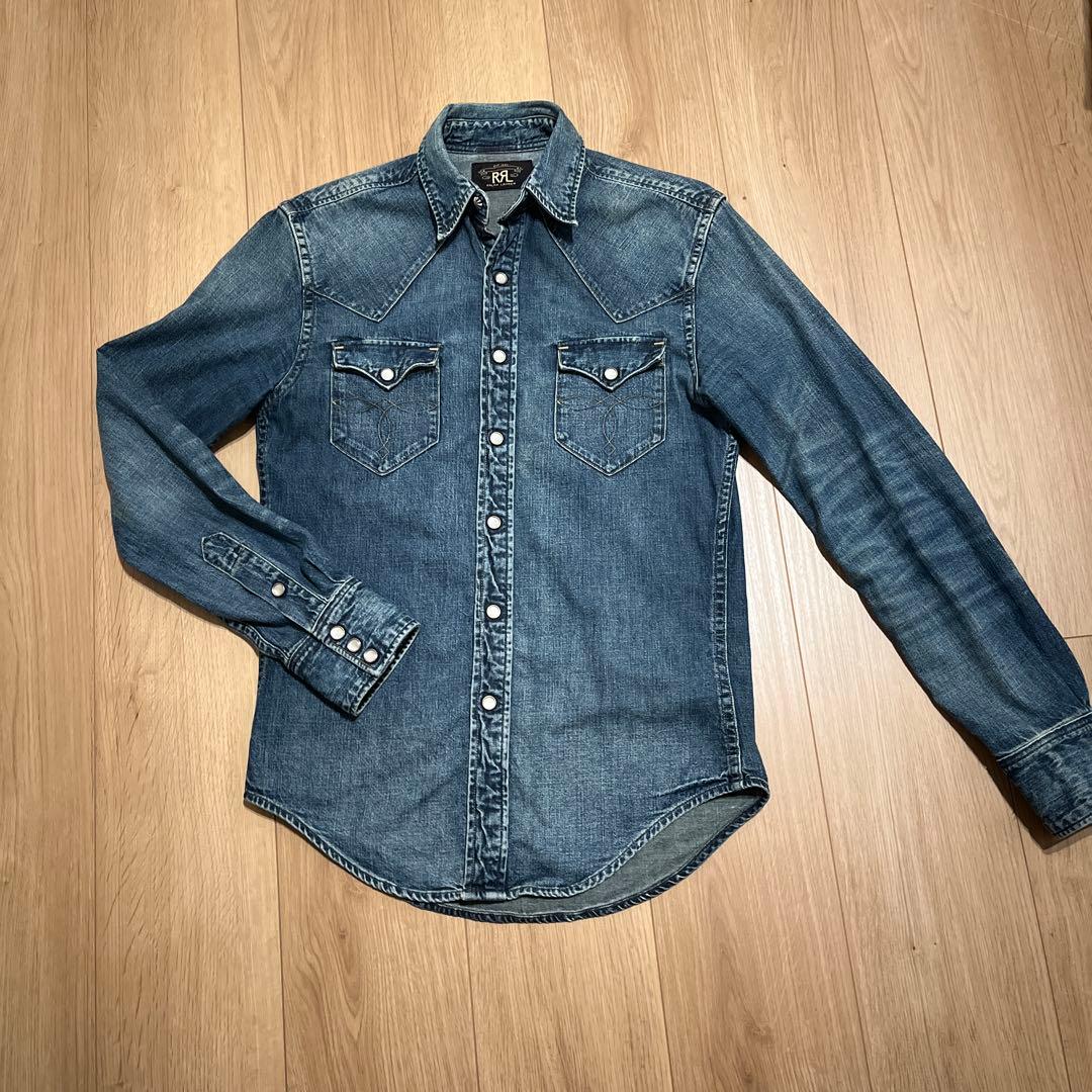 RRL ウェスタンデニムシャツ