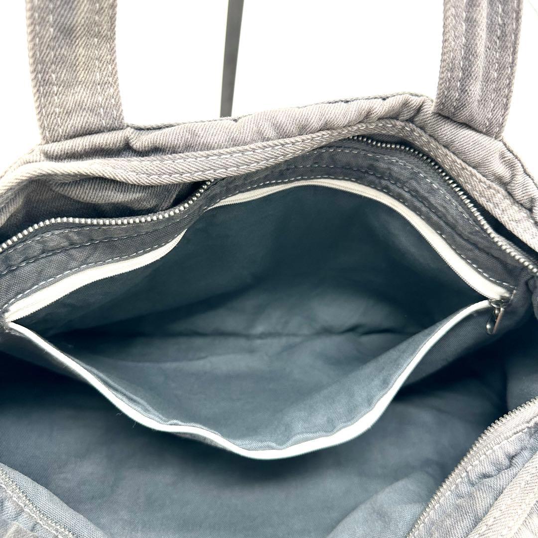 バッグ DIESEL denim l logo tote bag y2k