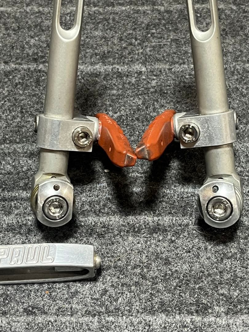 PAUL motolite V-brake シルバー前後セットbluelug