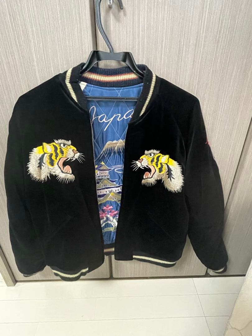 東洋エンタープライズ　スカジャン　別珍　 リバーシブル　Japan