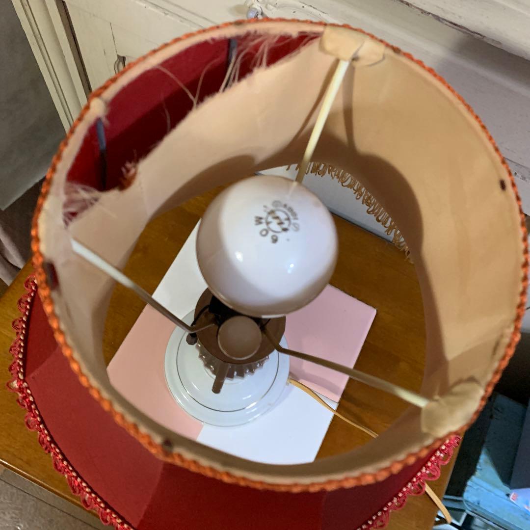 訳あり　ジャンク　昭和レトロ　アンティーク　卓上ライト　ランプ