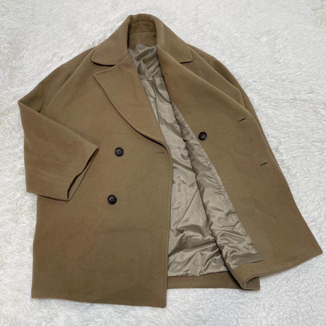 美品 UN by tomomi kishita イズネス ダブル コート M