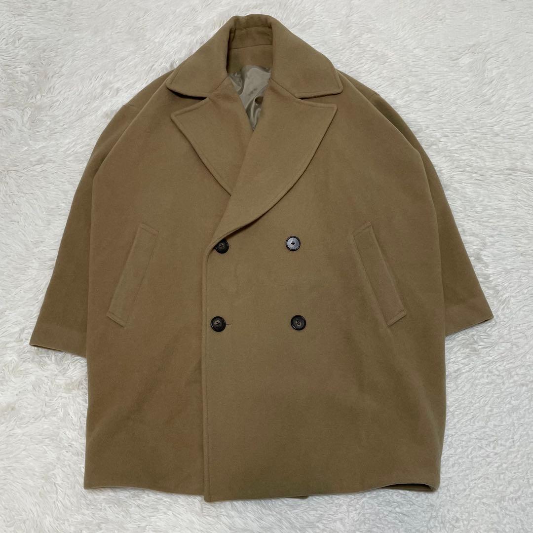 美品 UN by tomomi kishita イズネス ダブル コート M