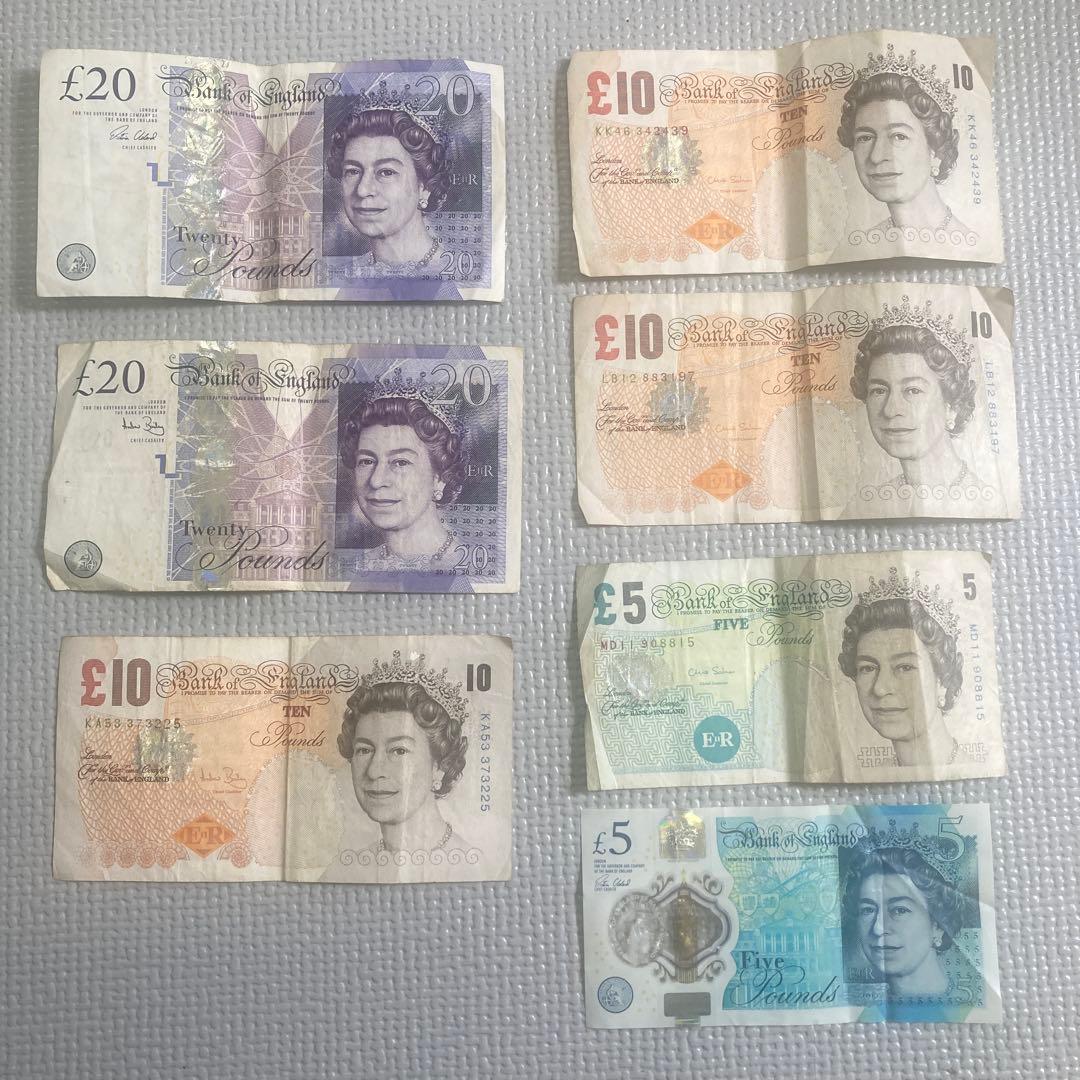 ピッポム⭐︎旧紙幣☆イギリス80ポンド