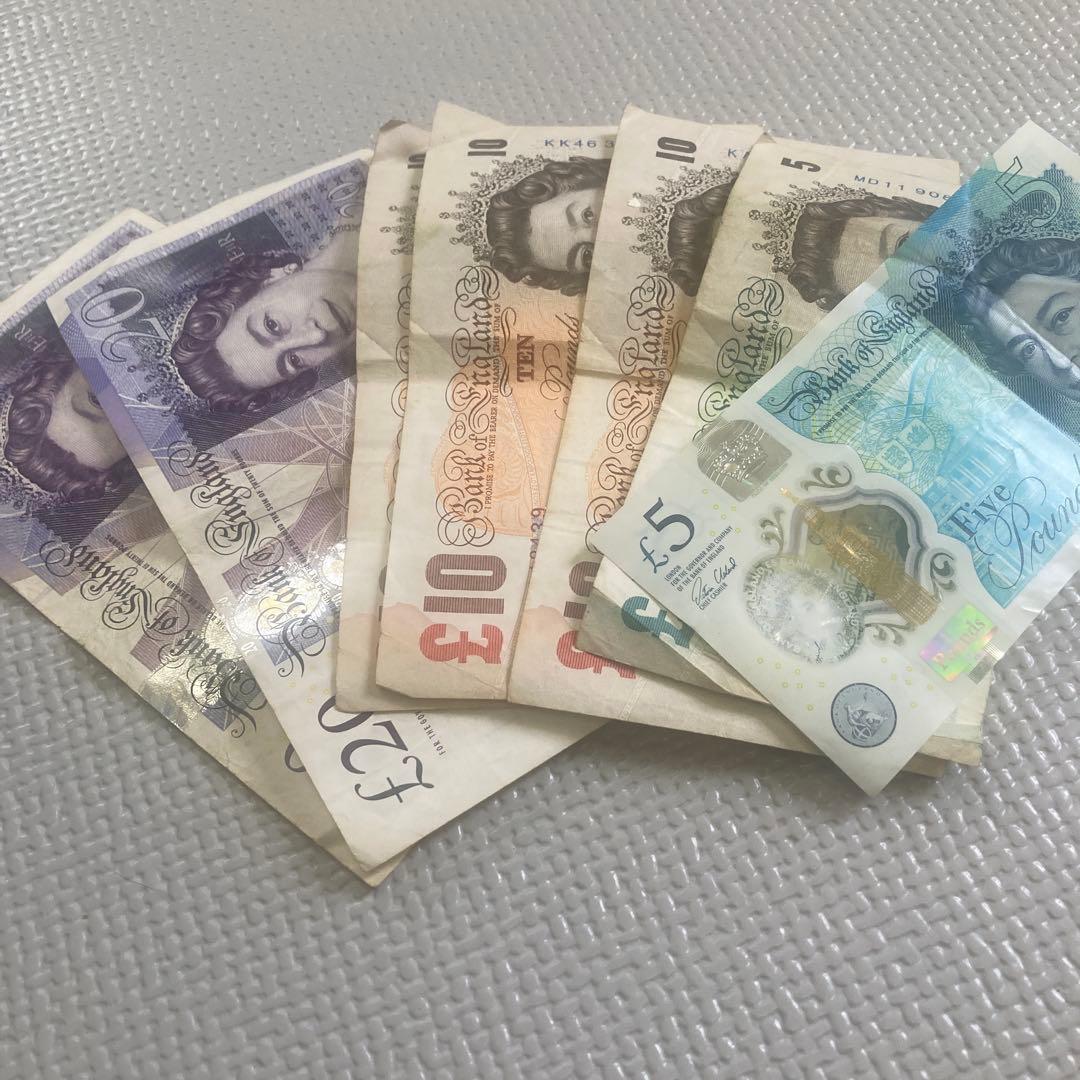 ピッポム⭐︎旧紙幣☆イギリス80ポンド