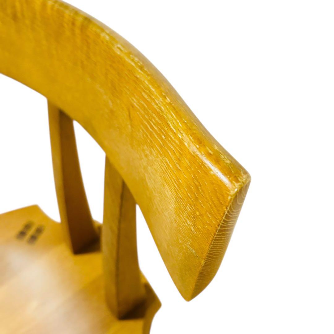 希少 飛騨産業 円空 ダイニングチェア×2 キツツキ テーブル別売り ①