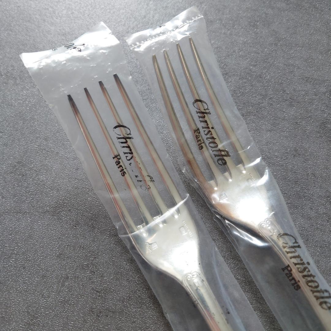 希少 クリストフル マルメゾン テーブルフォーク 未開封 2点