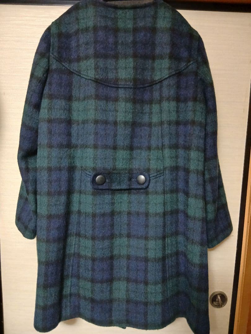 アルベロベロ ブタさんタータンチェックダッフルコート　【最終お値下げ！！】