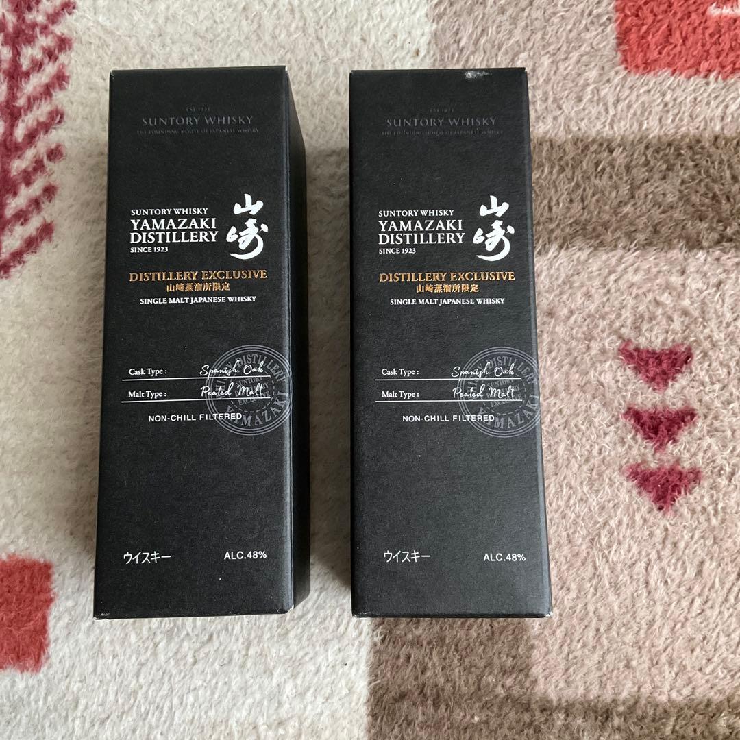 山崎蒸溜所限定ウイスキー　180ml2本セット