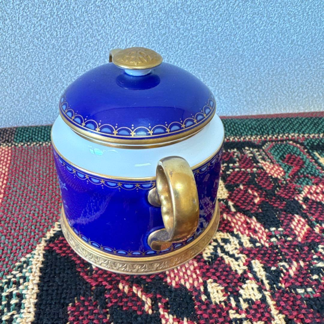 【希少】ナカヤマ陶器　宮内庁御用賜　金彩　プレジデント　　　お皿＆シュガーポット