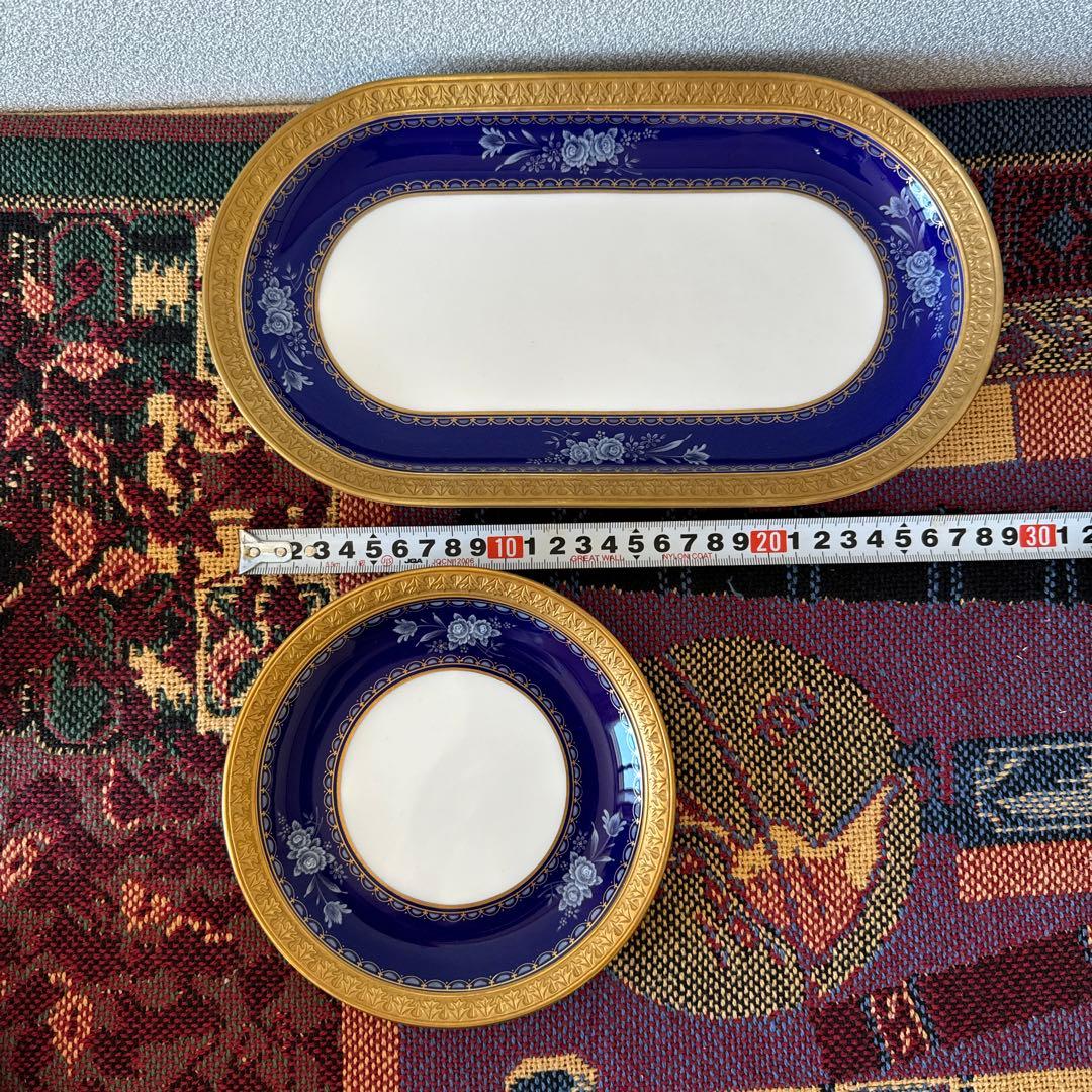 【希少】ナカヤマ陶器　宮内庁御用賜　金彩　プレジデント　　　お皿＆シュガーポット