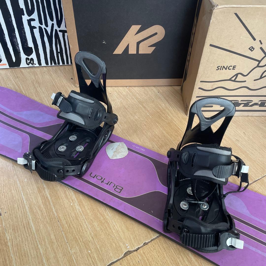 BURTON　バートン　キッズスノーボードセット　バインディング付3点セット