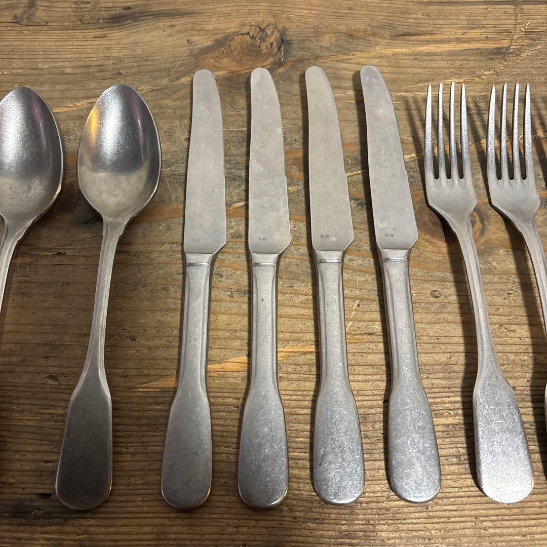 【4セット】KnIndustrie ブリックレーン カトラリー ケイエヌ