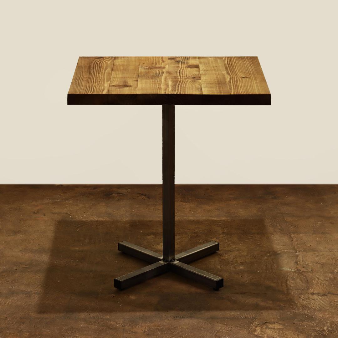 ヴィンテージ｜足場板｜カフェテーブル｜サイドテーブル｜ライトブラウン