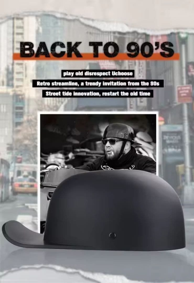 2個　ベースボールキャップ風ヘルメット