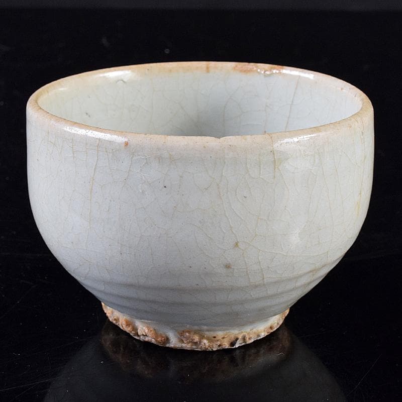朝鮮美術　李朝　高麗白磁　盃　V　R8036