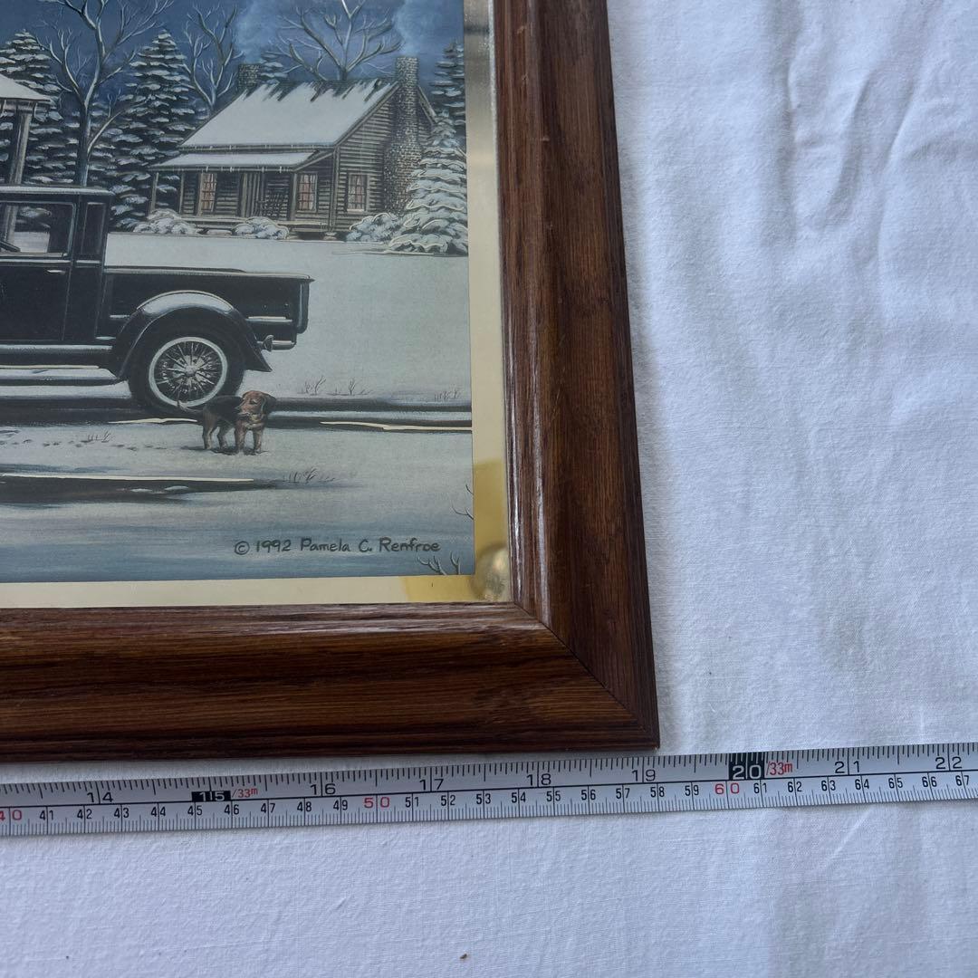 1992年製 特大サイズ コカコーラ社製　パブミラー インテリア