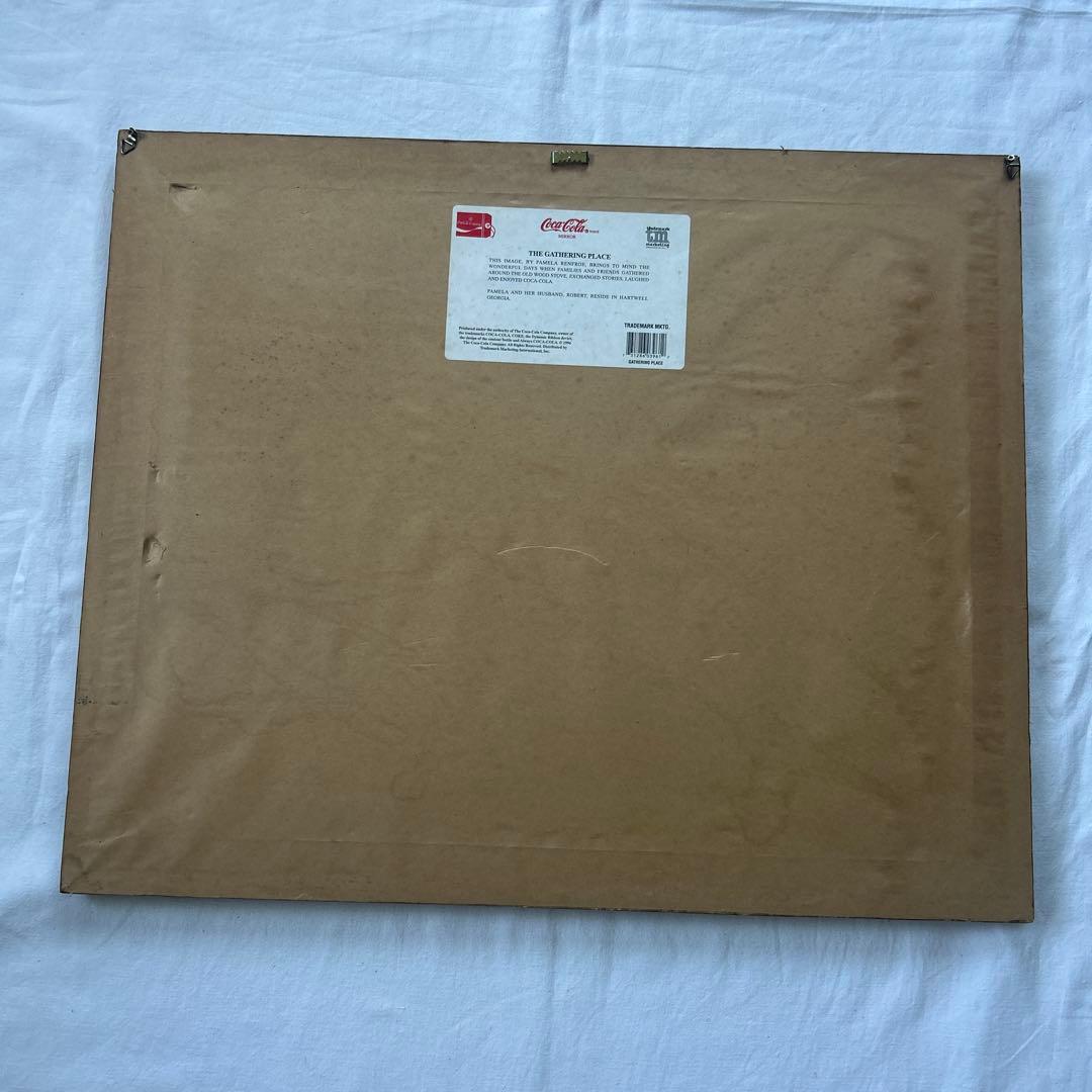 1992年製 特大サイズ コカコーラ社製　パブミラー インテリア