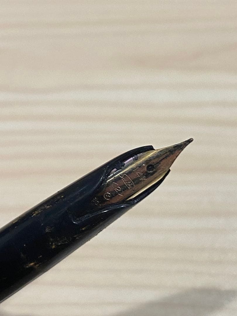 ゴールド14K刻印有り　万年筆のペン先3本セット