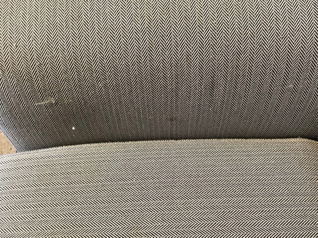 1人掛けソファ　家具　椅子　イス　布　インテリア　グレー