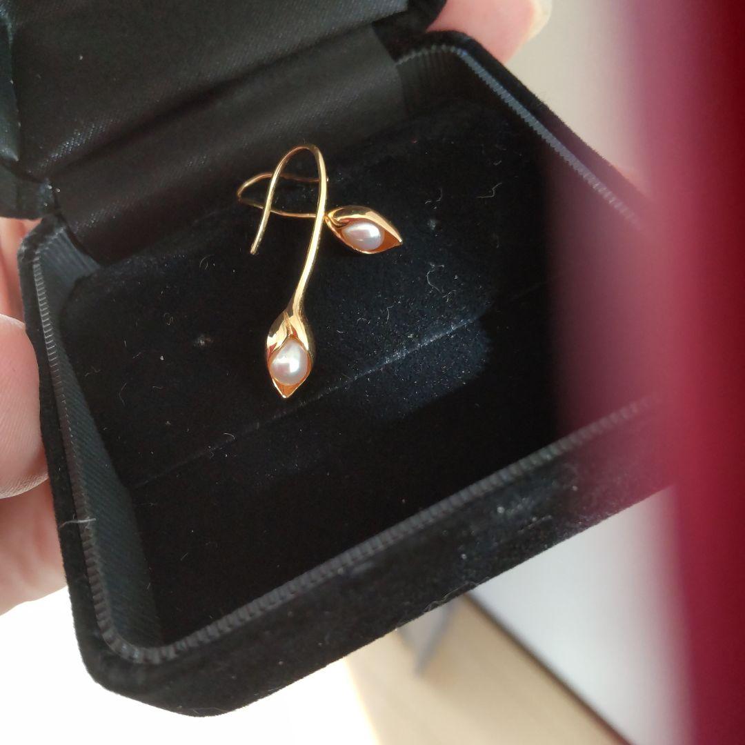 M*n様 【Mirry Tonpson様】k18　ベビーパール　ピアス　太フック