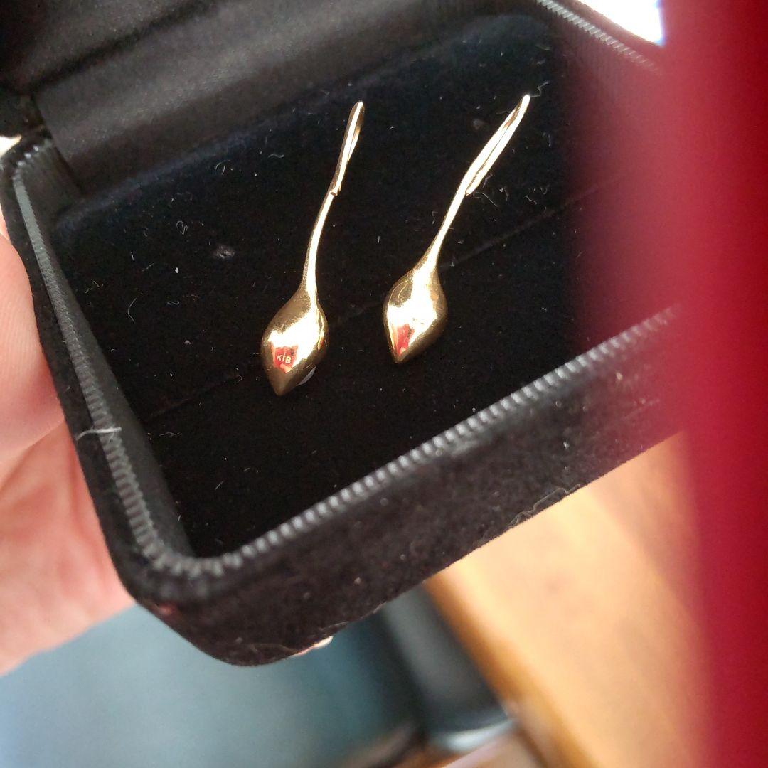 M*n様 【Mirry Tonpson様】k18　ベビーパール　ピアス　太フック