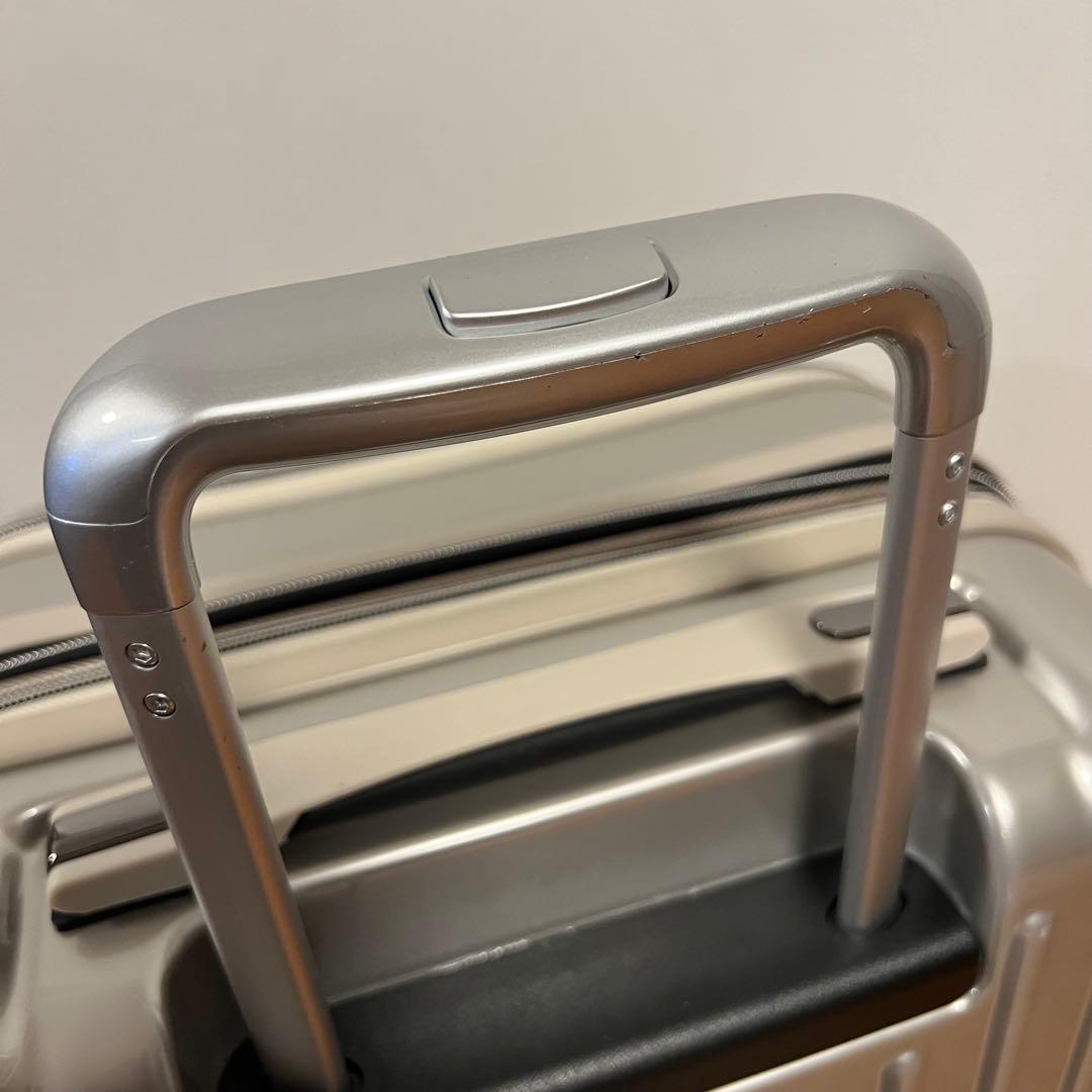 【美品】スーツケース 40L〜45L Sサイズ フロントオープン アルファスカイ