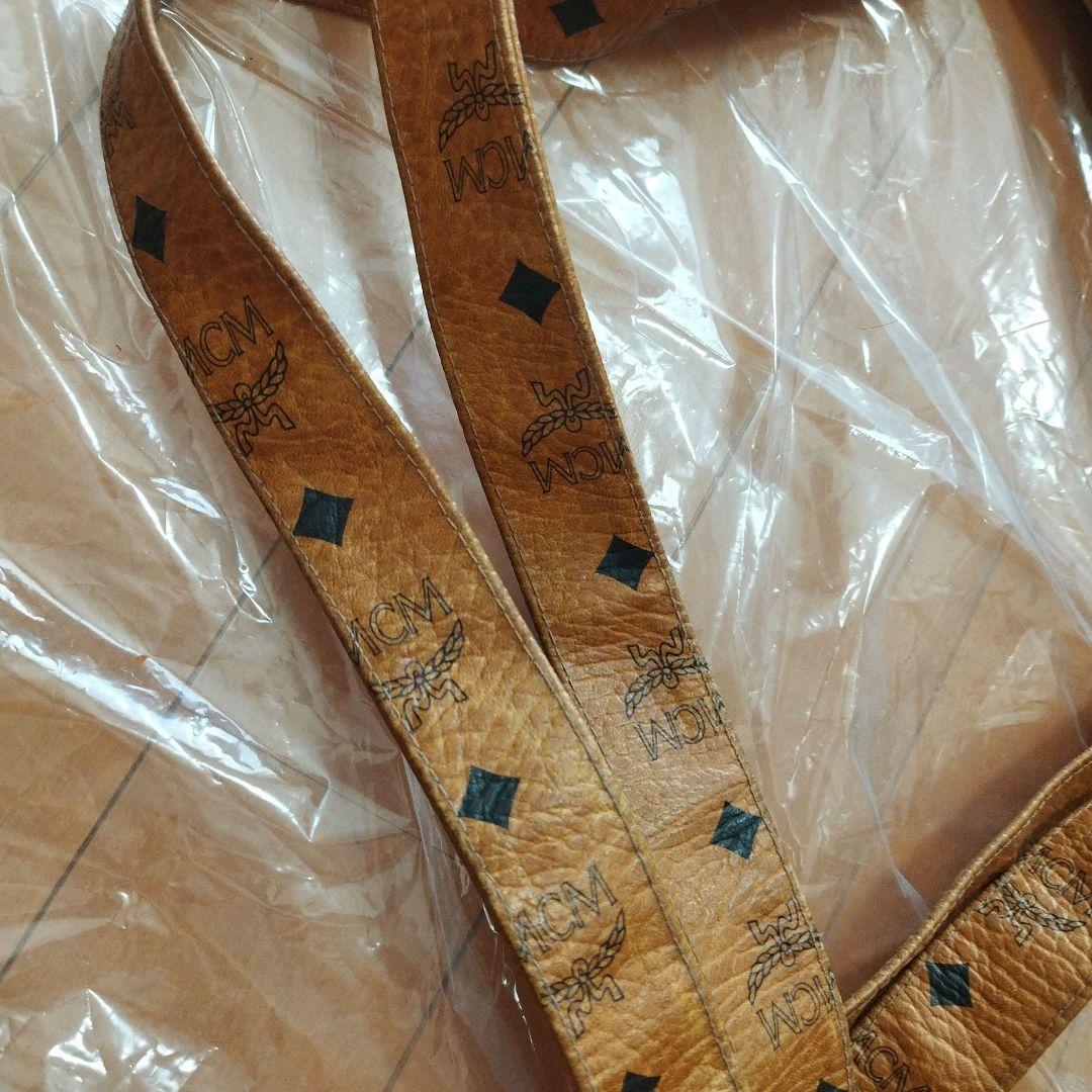 MCM　エムシーエム ロゴトートバッグ ヴィセトス柄 本革 ヴィンテージ