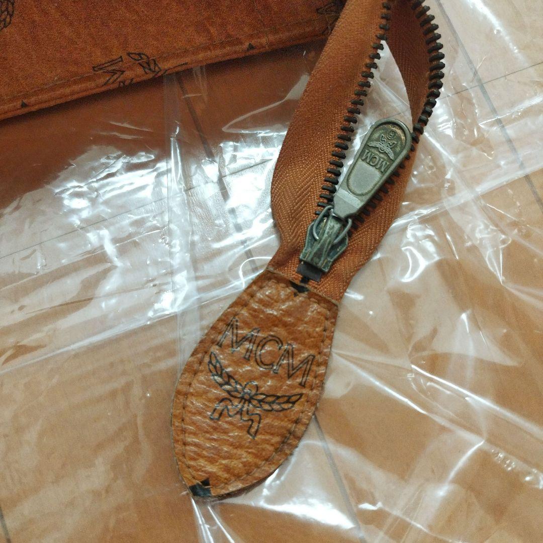 MCM　エムシーエム ロゴトートバッグ ヴィセトス柄 本革 ヴィンテージ