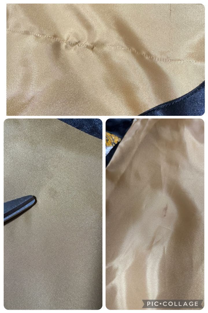 稀少 KARL HELMUT リバーシブル 刺繍 スカジャン 虎 鬼 Mサイズ