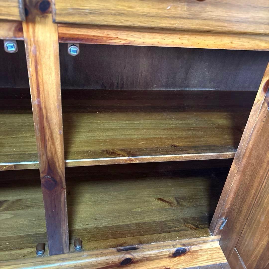 【良品】イタリア製 ヴィンテージ カップボード 食器棚 収納棚