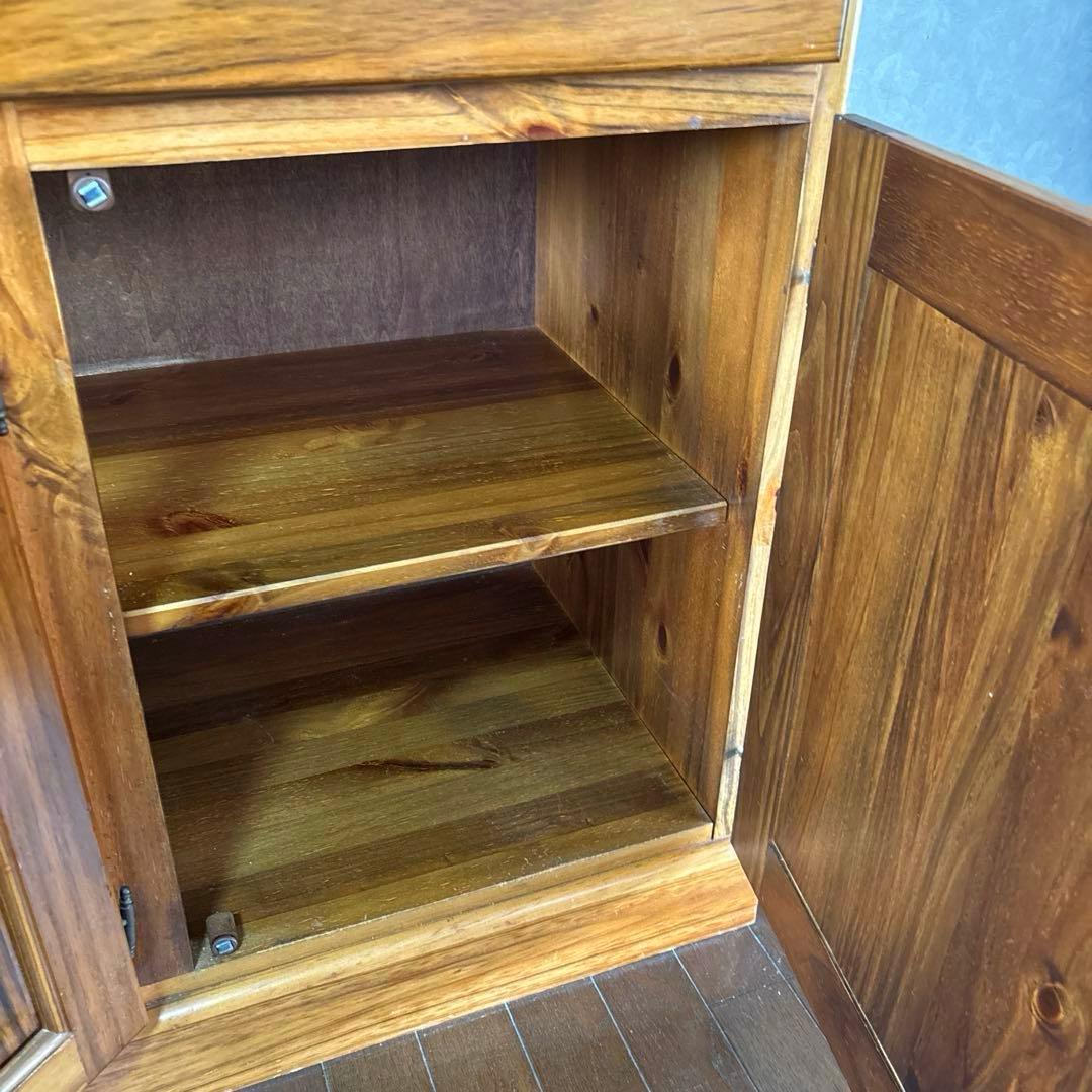 【良品】イタリア製 ヴィンテージ カップボード 食器棚 収納棚