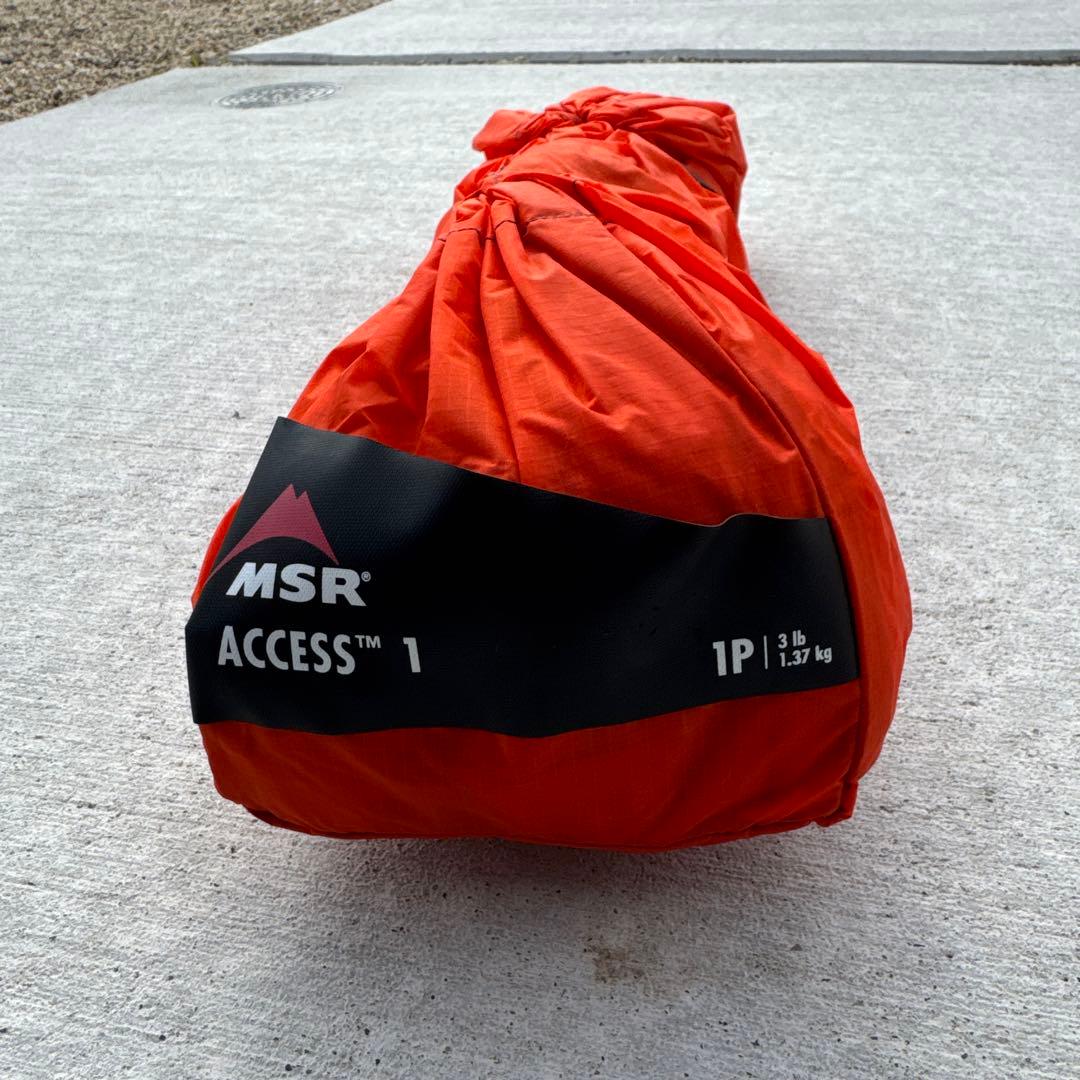 MSR ACCESS 1 オレンジ 1人用テント