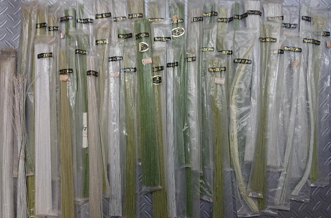 フラワーアレンジメント用ワイヤー39束セット　深雪　開封商品をまとめてます。⑬