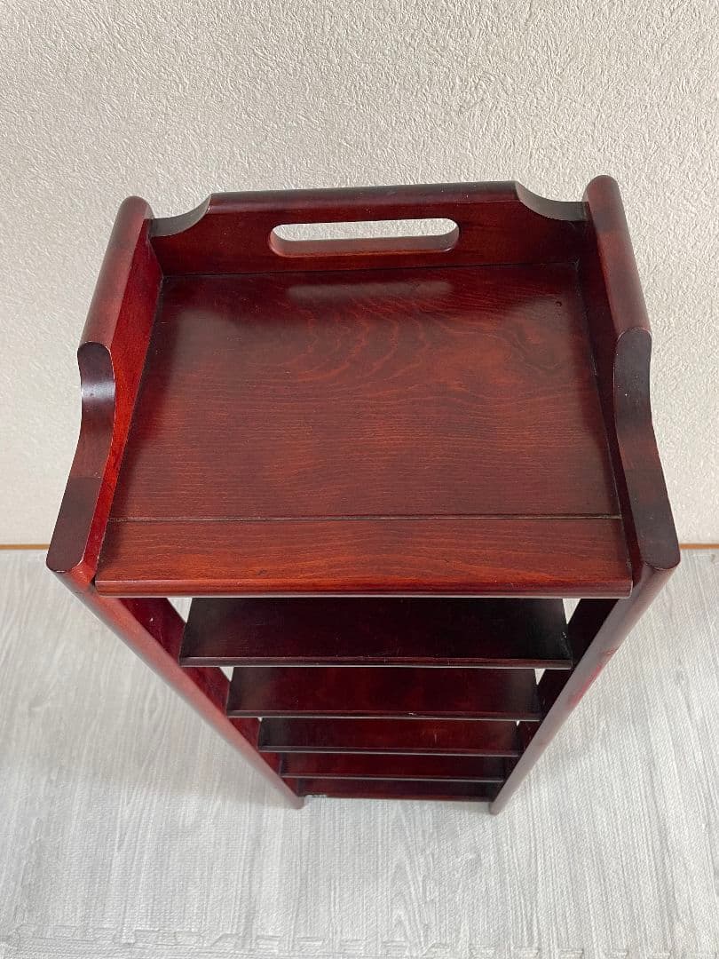 ミーコ　レトロ　karimoku　カリモク家具　スリッパラック　収納