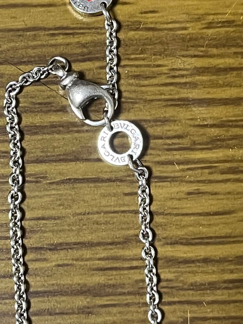 Bvlgari シルバーチェーンブレスレット