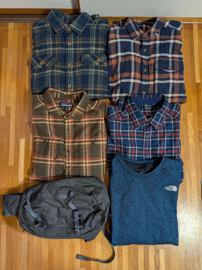 patagonia montbell northface セット