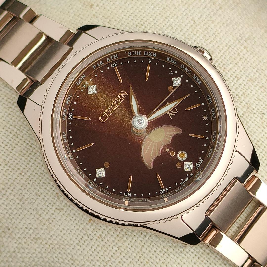 ◆限定◆極美品 CITIZEN XC/ クロスシー 砂時計 電波時計( ルキア