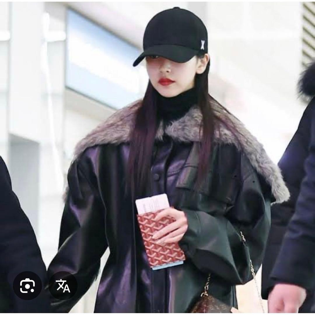 ジャケット・アウター IRENE Fur Hooded Leather Jacket