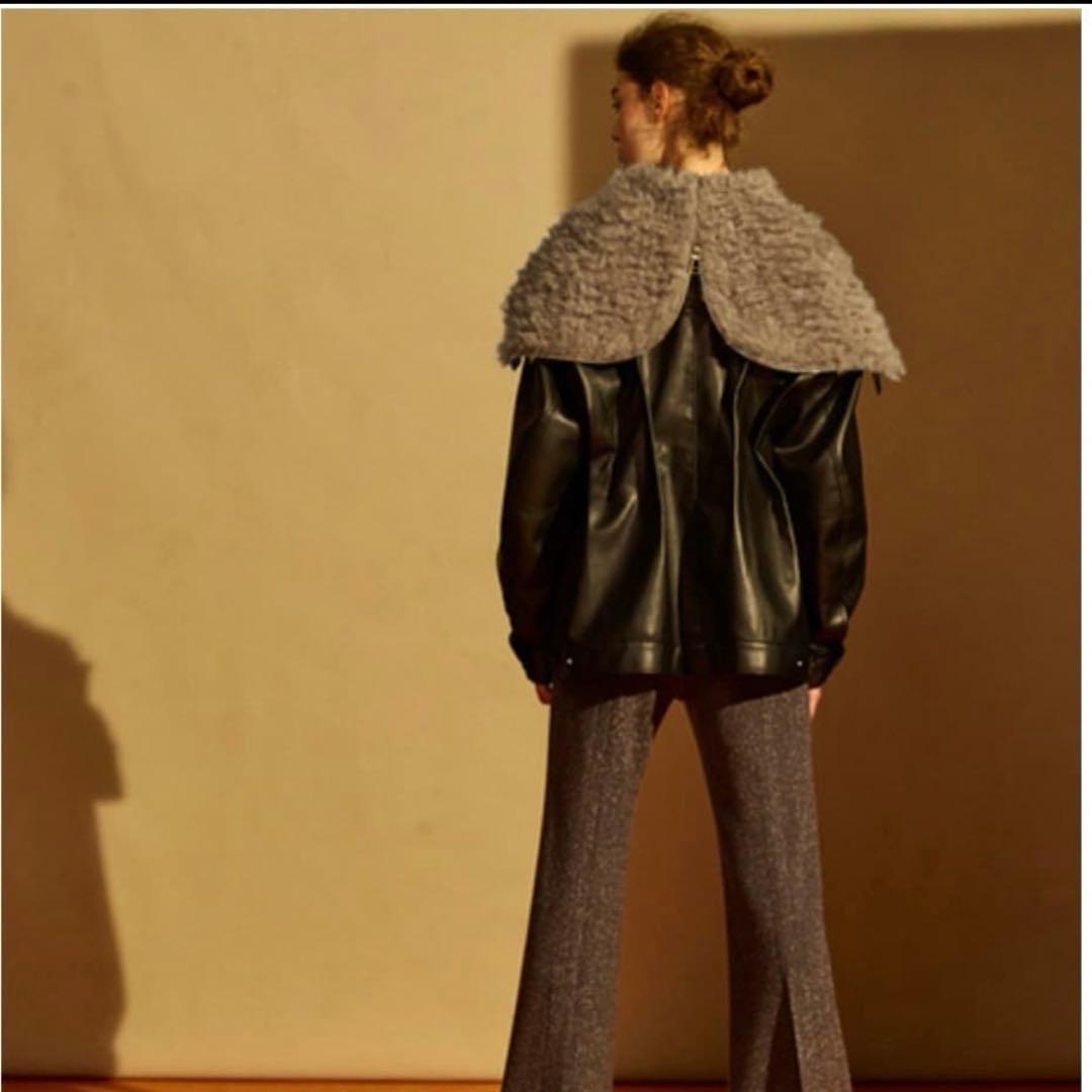 ジャケット・アウター IRENE Fur Hooded Leather Jacket