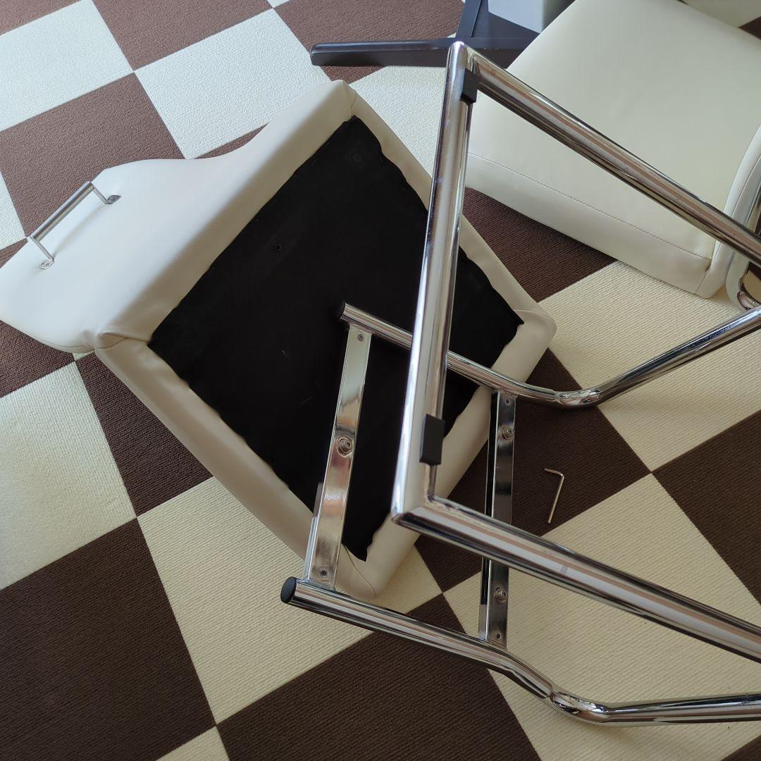 ニトリ ダイニングチェア (Nシールド) 2H IV：4脚【引き渡しのみ：横浜】